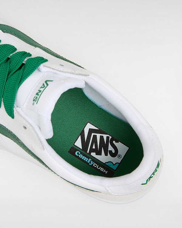 Women Vans Cruze Too ComfyCush Sneakers Green / White Malaysia | VN1748203