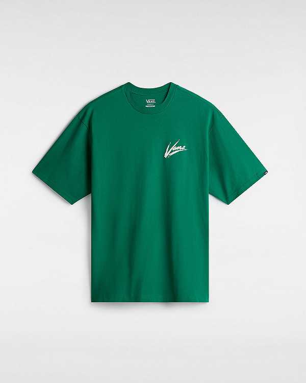 Women Vans Dettori Loose Fit T Shirts Green Malaysia | VN1247630