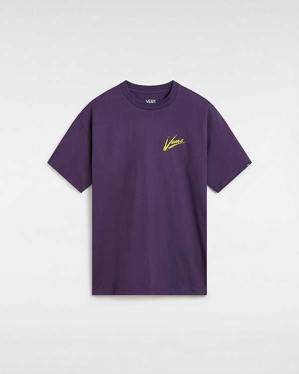 Women Vans Dettori Loose Fit T Shirts Purple Malaysia | VN5174093