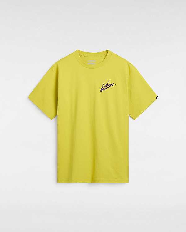 Women Vans Dettori Loose Fit T Shirts Yellow Malaysia | VN7302164