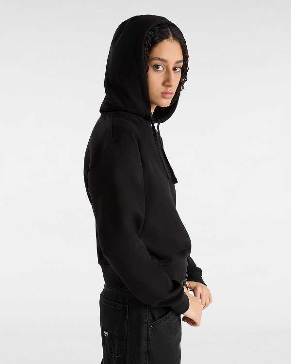 Women Vans Essential Relaxed Fit Hoodie Black Malaysia | VN6281094