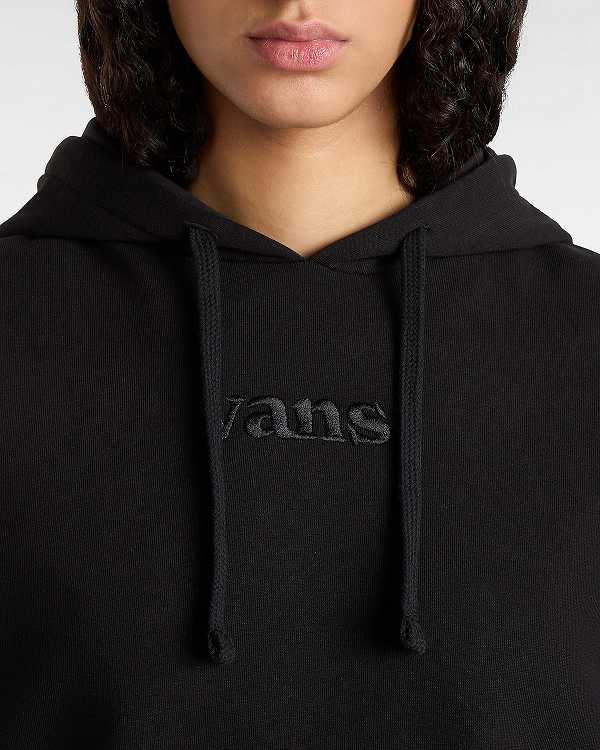 Women Vans Essential Relaxed Fit Hoodie Black Malaysia | VN6281094