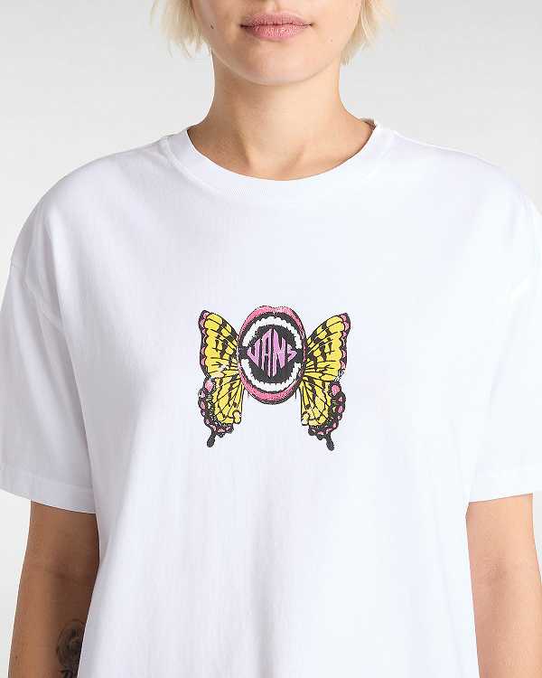 Women Vans Ethereal T Shirts White Malaysia | VN2643910