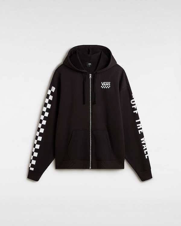 Women Vans Extra Fun Oversized Hoodie Black Malaysia | VN1258490