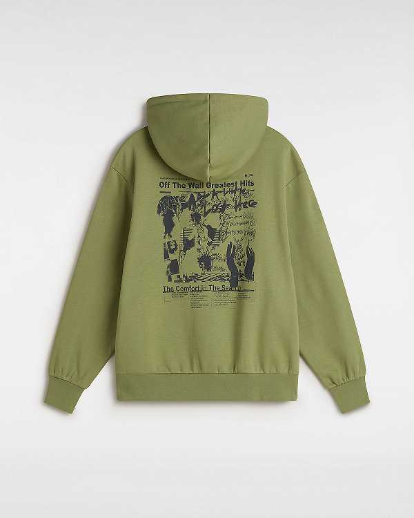 Women Vans Firemade Bloussant Hoodie Green Malaysia | VN4962853