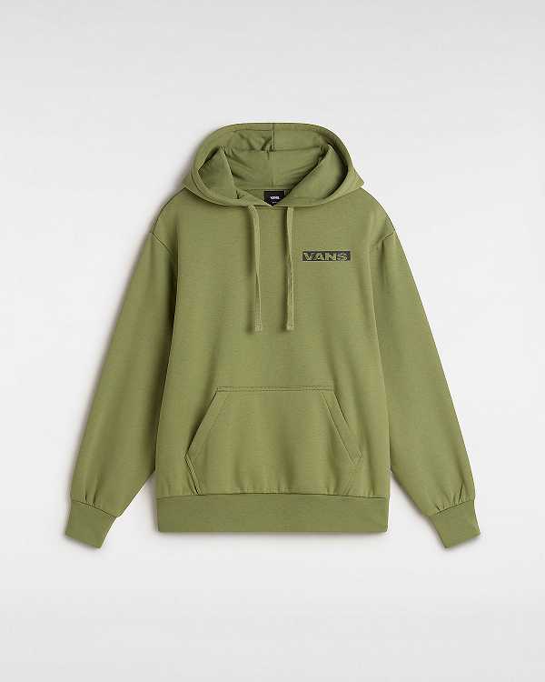 Women Vans Firemade Bloussant Hoodie Green Malaysia | VN4962853