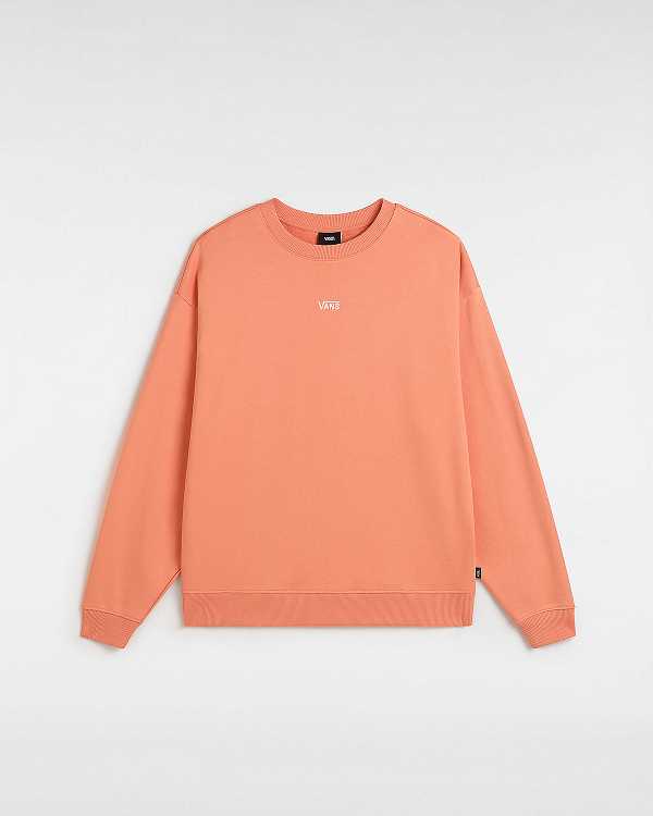 Women Vans Flying V Sweatshirt Orange Malaysia | VN4518907