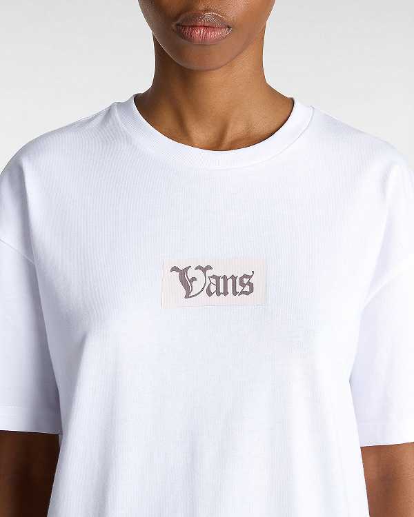 Women Vans Garden T Shirts White Malaysia | VN6289015