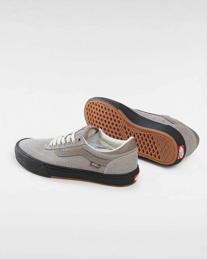 Women Vans Gilbert Crockett Herringbone Skate Shoes Grey Malaysia | VN0368715