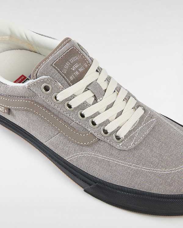 Women Vans Gilbert Crockett Herringbone Skate Shoes Grey Malaysia | VN0368715