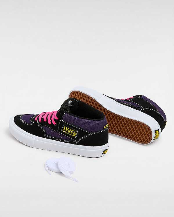 Women Vans Half Cab Skate Shoes Black Malaysia | VN3867915