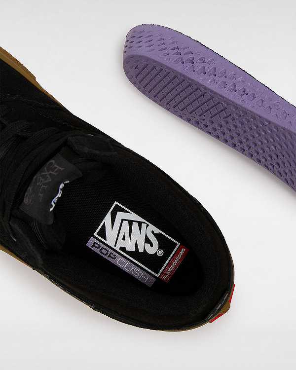 Women Vans Half Cab Skate Shoes Black Malaysia | VN4278513