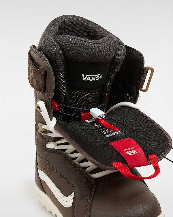 Women Vans Hi-Standard Pro X Jill Perkins MTE Snowboard Boots Brown Malaysia | VN3186504