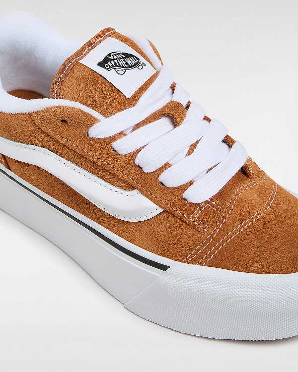 Women Vans Knu Stack Sneakers Brown / Orange Malaysia | VN0627395