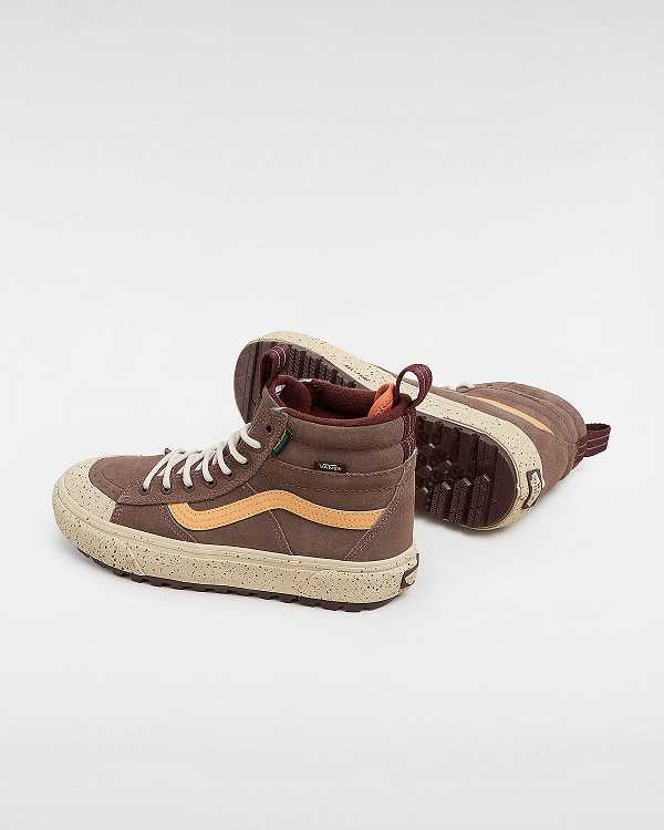 Women Vans MTE Sk8-Hi Waterproof Shoes Beige Malaysia | VN3685940