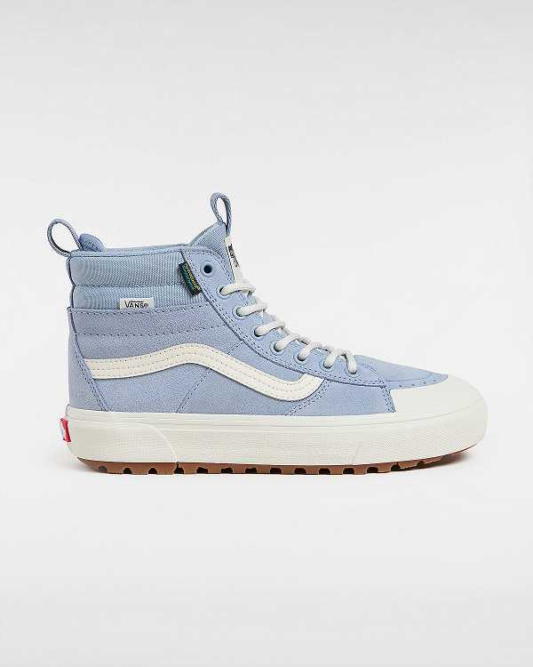 Women Vans MTE Sk8-Hi Waterproof Shoes Blue Malaysia | VN2754608