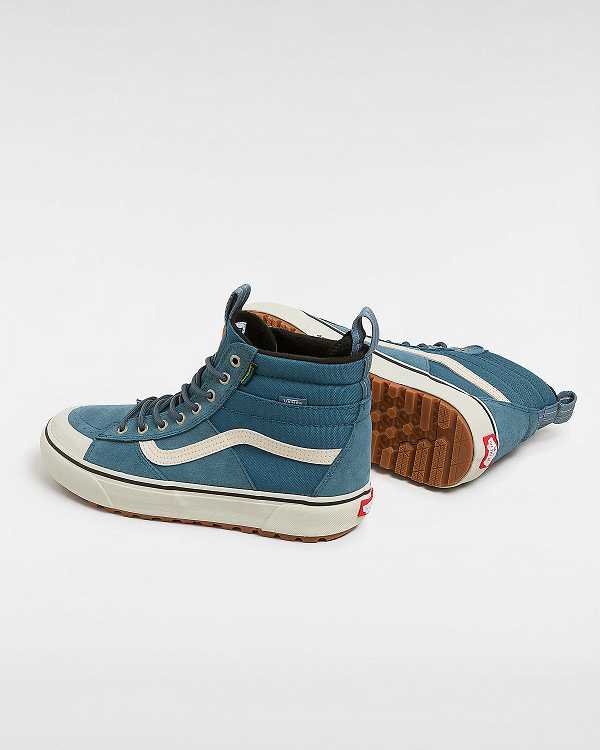 Women Vans MTE Sk8-Hi Waterproof Shoes Blue Malaysia | VN8536941