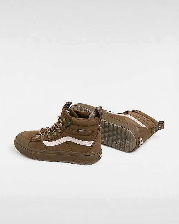 Women Vans MTE Sk8-Hi Waterproof Shoes Brown Malaysia | VN9641053