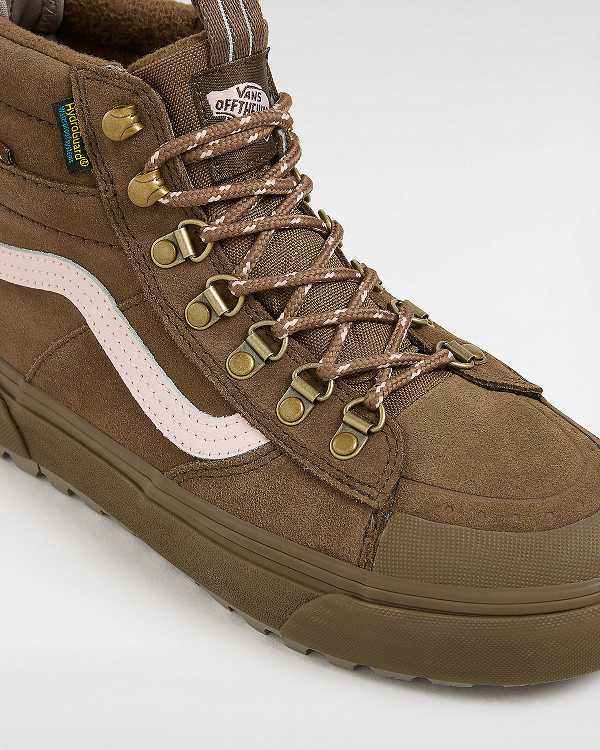 Women Vans MTE Sk8-Hi Waterproof Shoes Brown Malaysia | VN9641053