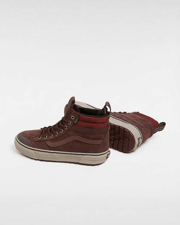 Women Vans MTE Sk8-Hi Waterproof Shoes Brown Malaysia | VN2704851