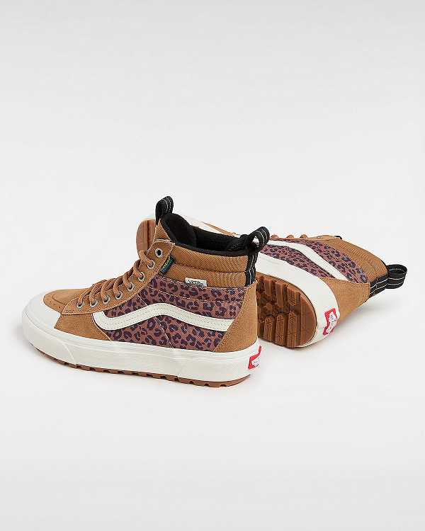 Women Vans MTE Sk8-Hi Waterproof Shoes Brown Malaysia | VN7031425