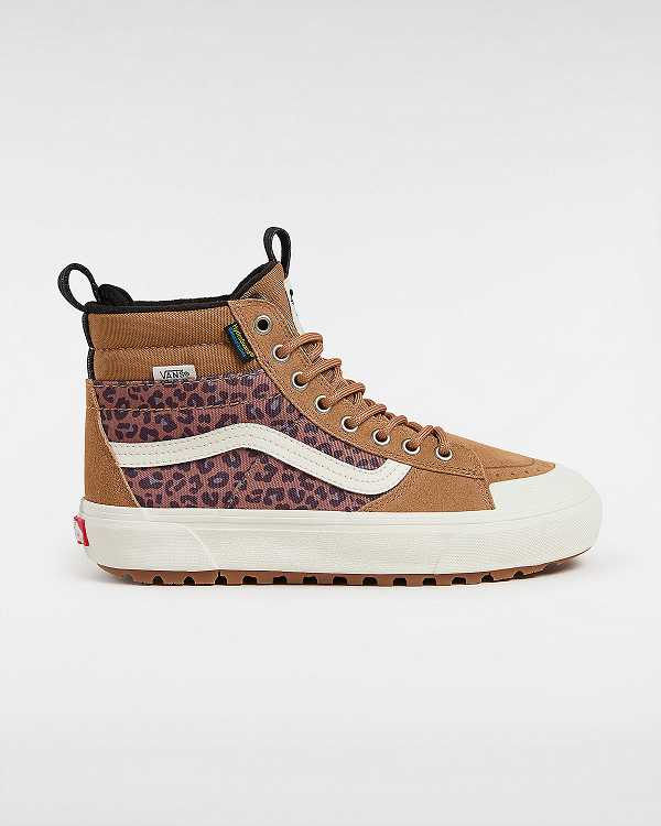 Women Vans MTE Sk8-Hi Waterproof Shoes Brown Malaysia | VN7031425