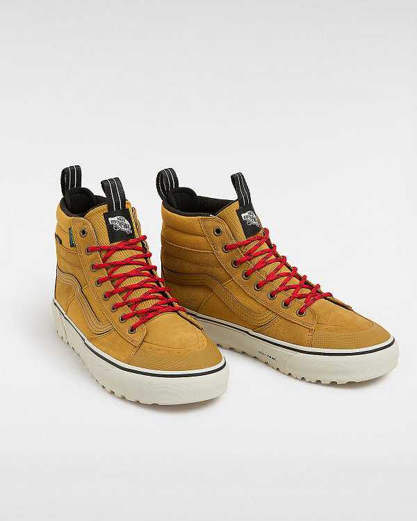 Women Vans MTE Sk8-Hi Waterproof Shoes Brown Malaysia | VN4952803