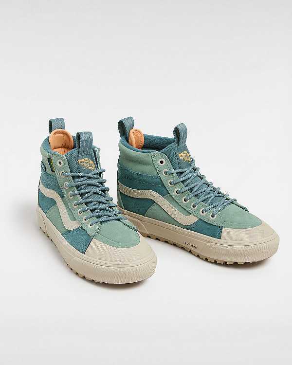 Women Vans MTE Sk8-Hi Waterproof Shoes Green Malaysia | VN8704136