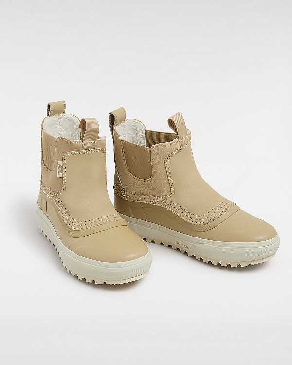 Women Vans MTE Standard Mid Chelsea Snow Boots Beige Malaysia | VN4307859