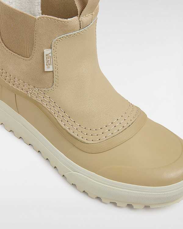 Women Vans MTE Standard Mid Chelsea Snow Boots Beige Malaysia | VN4307859