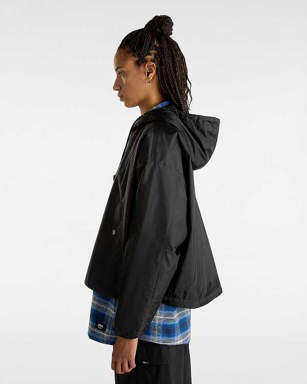 Women Vans MTE Theo Windbreaker Black Malaysia | VN7621495