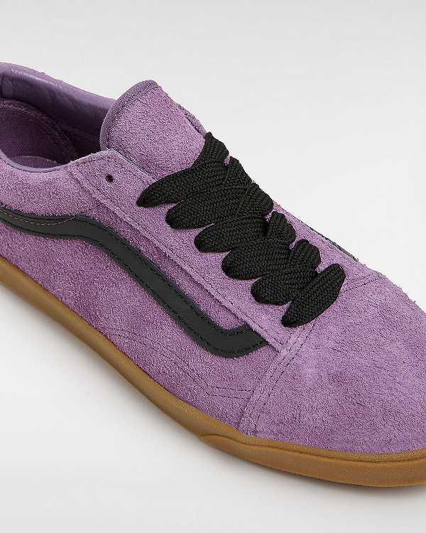 Women Vans Old Skool Lowpro Hairy Suede Sneakers Purple Malaysia | VN5208961