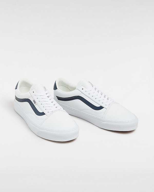 Women Vans Old Skool Lux Sneakers White Malaysia | VN9673245