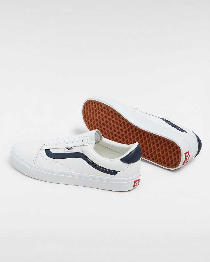 Women Vans Old Skool Lux Sneakers White Malaysia | VN9673245