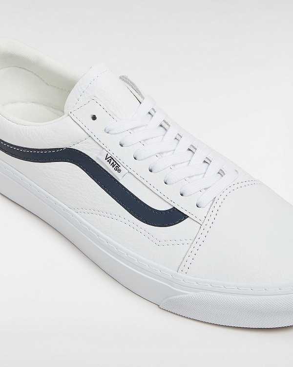 Women Vans Old Skool Lux Sneakers White Malaysia | VN9673245