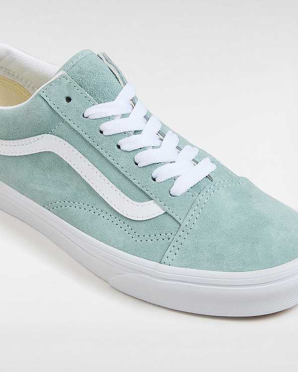 Women Vans Old Skool Pig Suede Sneakers Blue Malaysia | VN6057412