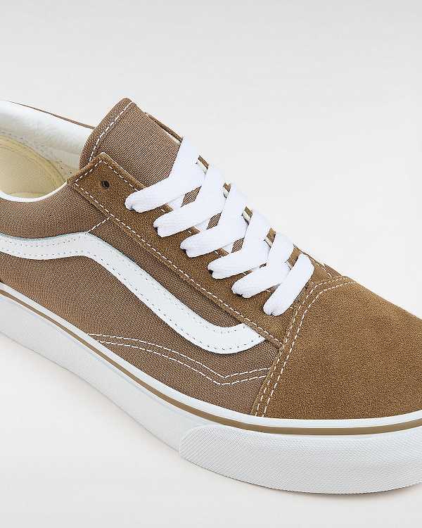 Women Vans Old Skool Platform Shoes Brown Malaysia | VN7583642