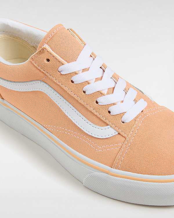 Women Vans Old Skool Platform Shoes Orange Malaysia | VN9521683