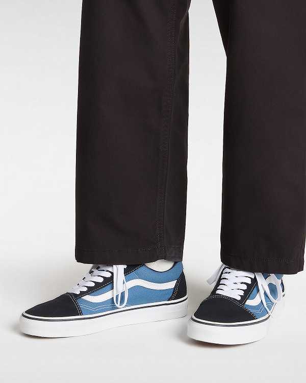 Women Vans Old Skool Sneakers Blue Malaysia | VN7489605