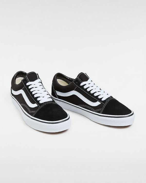 Women Vans Old Skool Wide Fit Sneakers Black Malaysia | VN5789436