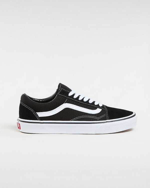 Women Vans Old Skool Wide Fit Sneakers Black Malaysia | VN5789436