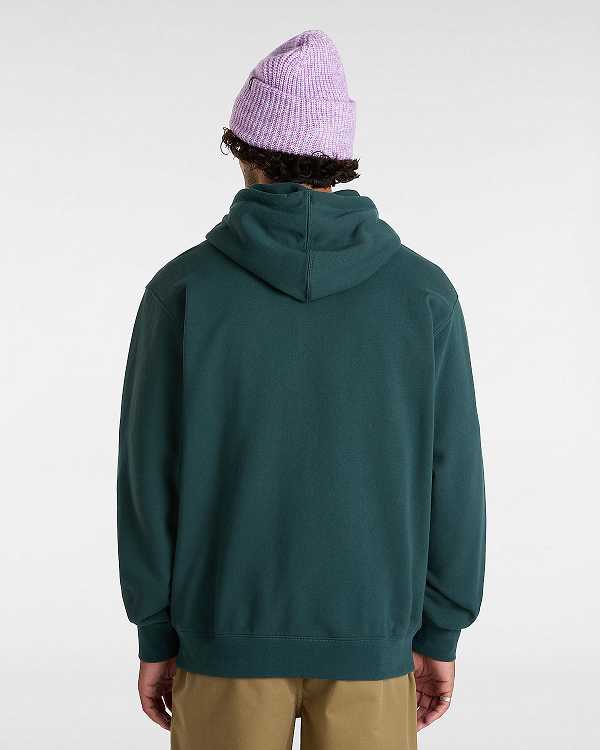 Women Vans Original Standards Loose Hoodie Green Malaysia | VN9023487