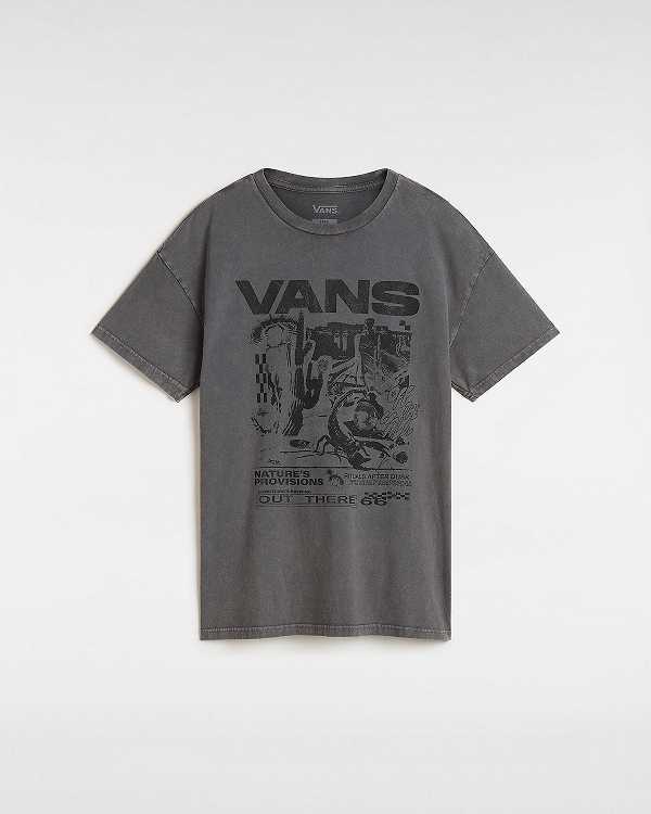 Women Vans Out There Oversized T Shirts Green Malaysia | VN4789561