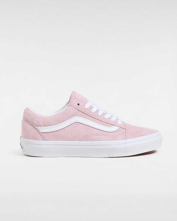 Women Vans Pig Suede Old Skool Sneakers Pink Malaysia | VN0513789