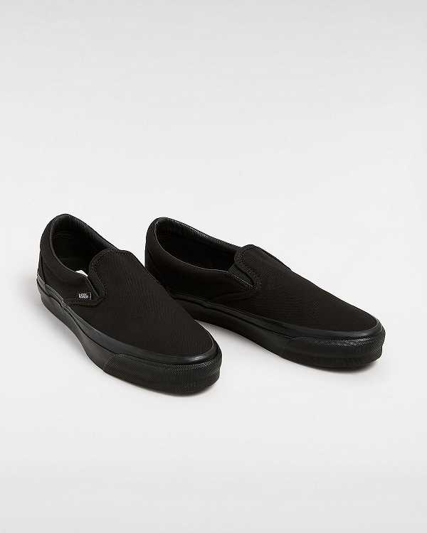 Women Vans Premium 98 Slip On Shoes Black Malaysia | VN1850637