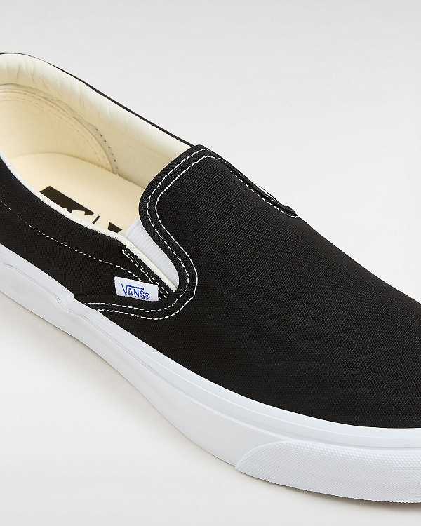 Women Vans Premium 98 Slip On Shoes Black Malaysia | VN9360571