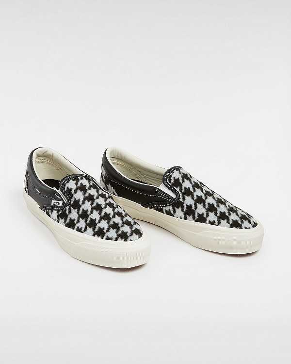 Women Vans Premium 98 Slip On Shoes Black Malaysia | VN9254736