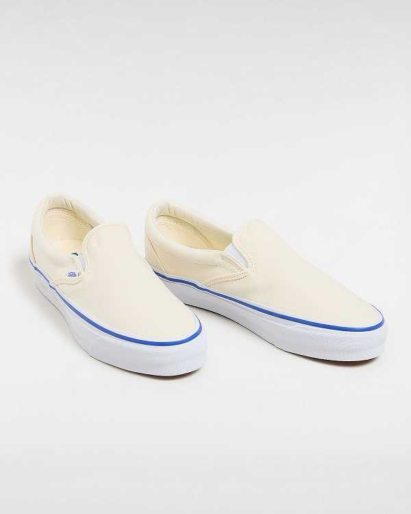 Women Vans Premium 98 Slip On Shoes White Malaysia | VN6571389