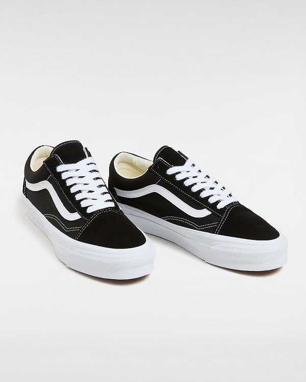 Women Vans Premium Old Skool 36 Skate Shoes Black Malaysia | VN0364785