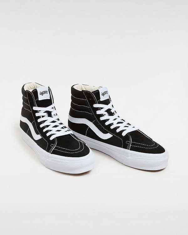 Women Vans Premium Sk8-Hi 38 Reissue Skate Shoes Black Malaysia | VN7952463